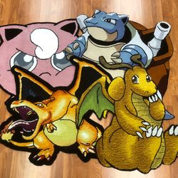 Pokemon Rugs! HandTufted!🌟
