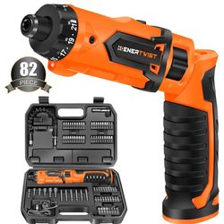 ENERTWIST 8V Cordless Electric Screwdriver Set