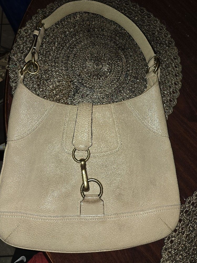 Vintage Coach Hobo Leather Bag