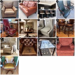 PICKUP ONLY (Chandler) - Warehouse Liquidation: 14 Designer Furniture Pieces at Clearance Prices