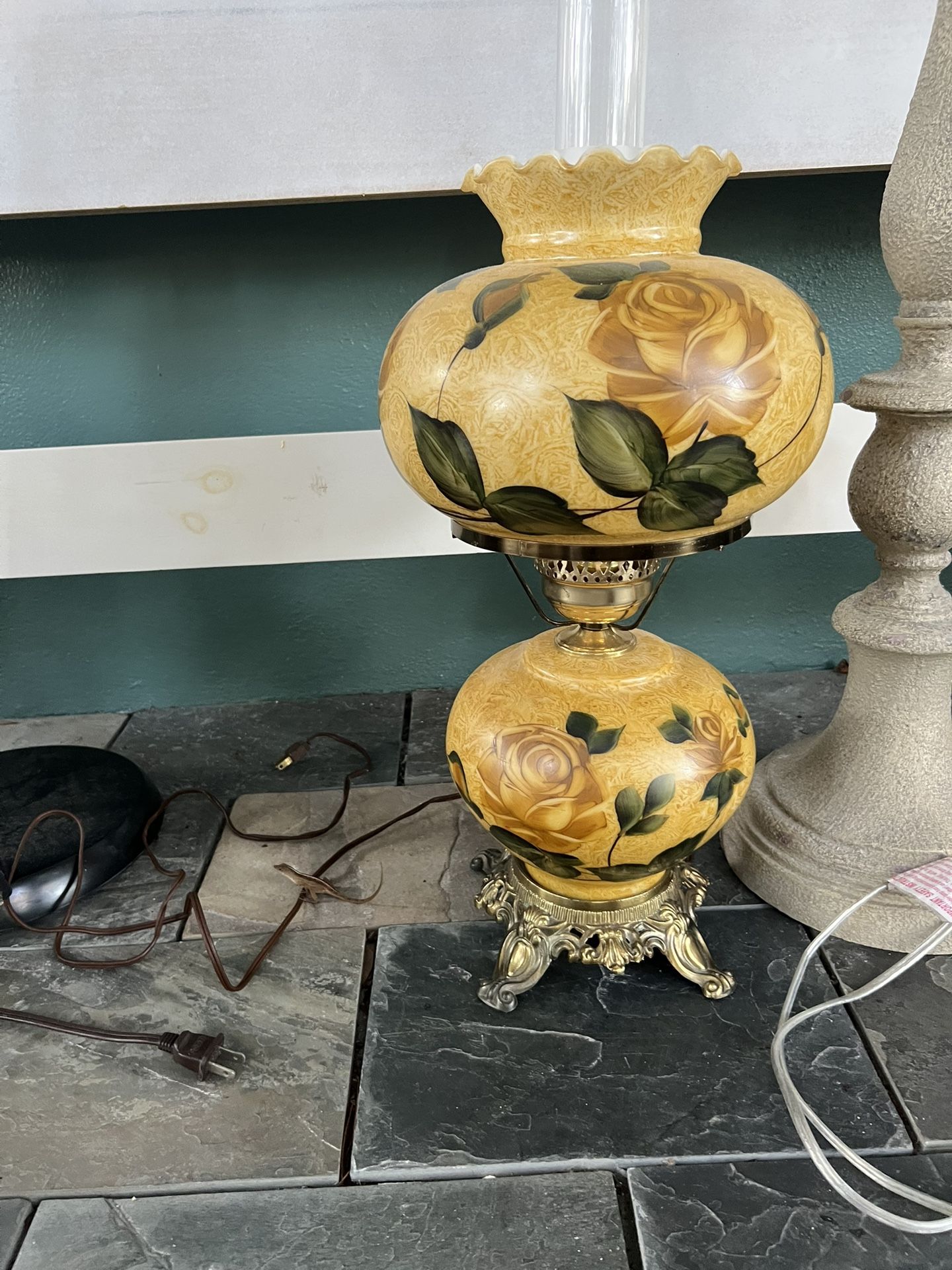 Antique Hurricane Lamp