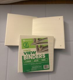 NEW 2-inch School/Organization Binders (D-Rings)