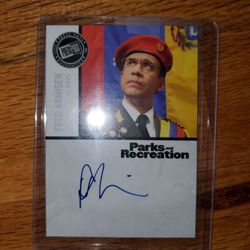 Presspass Parks And Recreation Fred Armisen Autograph Card