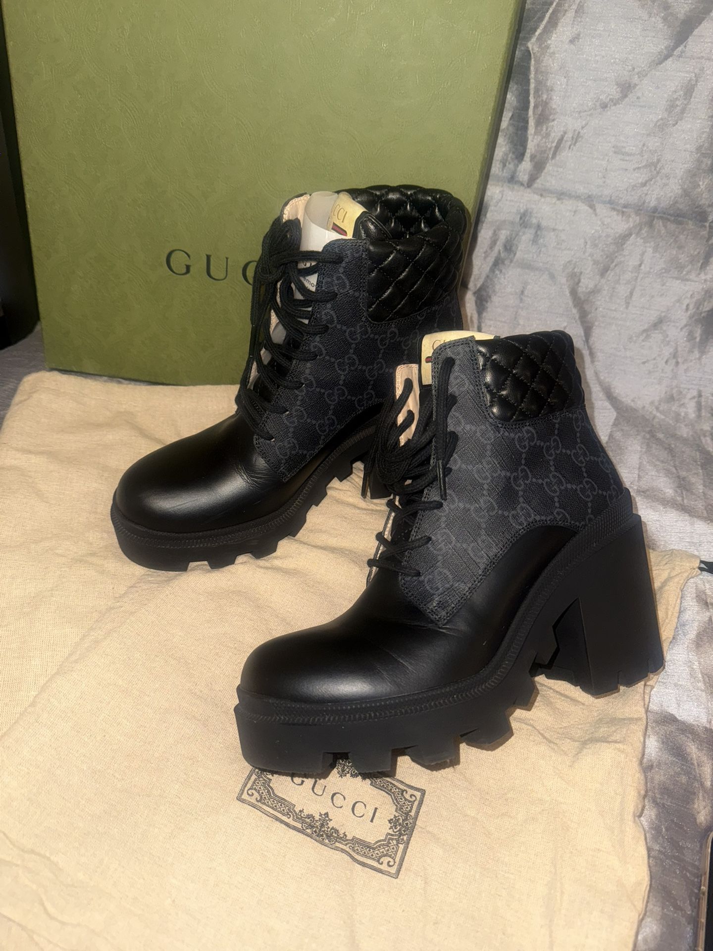 Gucci Boots Size 9 Will Fit Size 8.5 