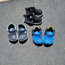 Toddler 4C 5C Croc/Nike Shoe Bundle