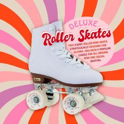 Chicago Skates Deluxe Leather Lined Rink Skate Ladies 7 and Girls 5 