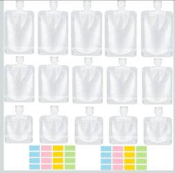 17 Pack Travel Pouches for Toiletries,TSA Approved
