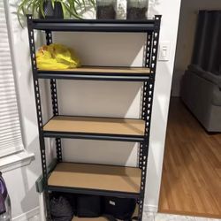 5 Tier Storage Shelves, 60" H x 28" W x 12" D Metal Heavy Duty Garage Shelving Unit