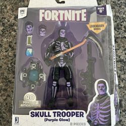 Fortnite Legendary Series 6in Figure Pack, Skull Trooper Purple Glow
