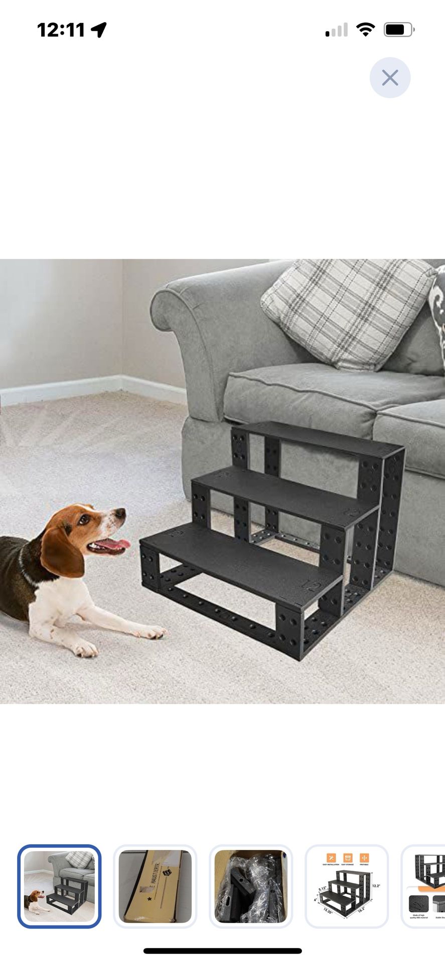 “New”Small Animal Pet Steps For Couch And Beds Etc.(retail$39)