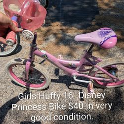 Girls Huffy Disney Princess Bike