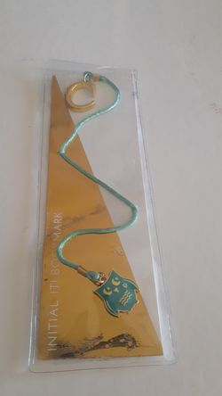 Brand New Initial "C" Owl Bookmark