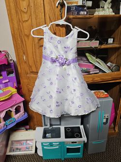 Purple Flower Dress 24 Months