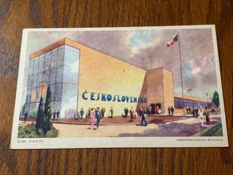 Vintage Postcard - Century of Progress  - Czechoslovakian Building
