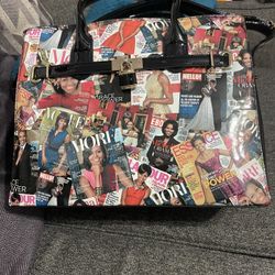 Michelle Obama Patton, leather purse