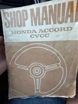 OEM Honda Accord CVCC Factory Shop Service Manual 1976–1977 Original