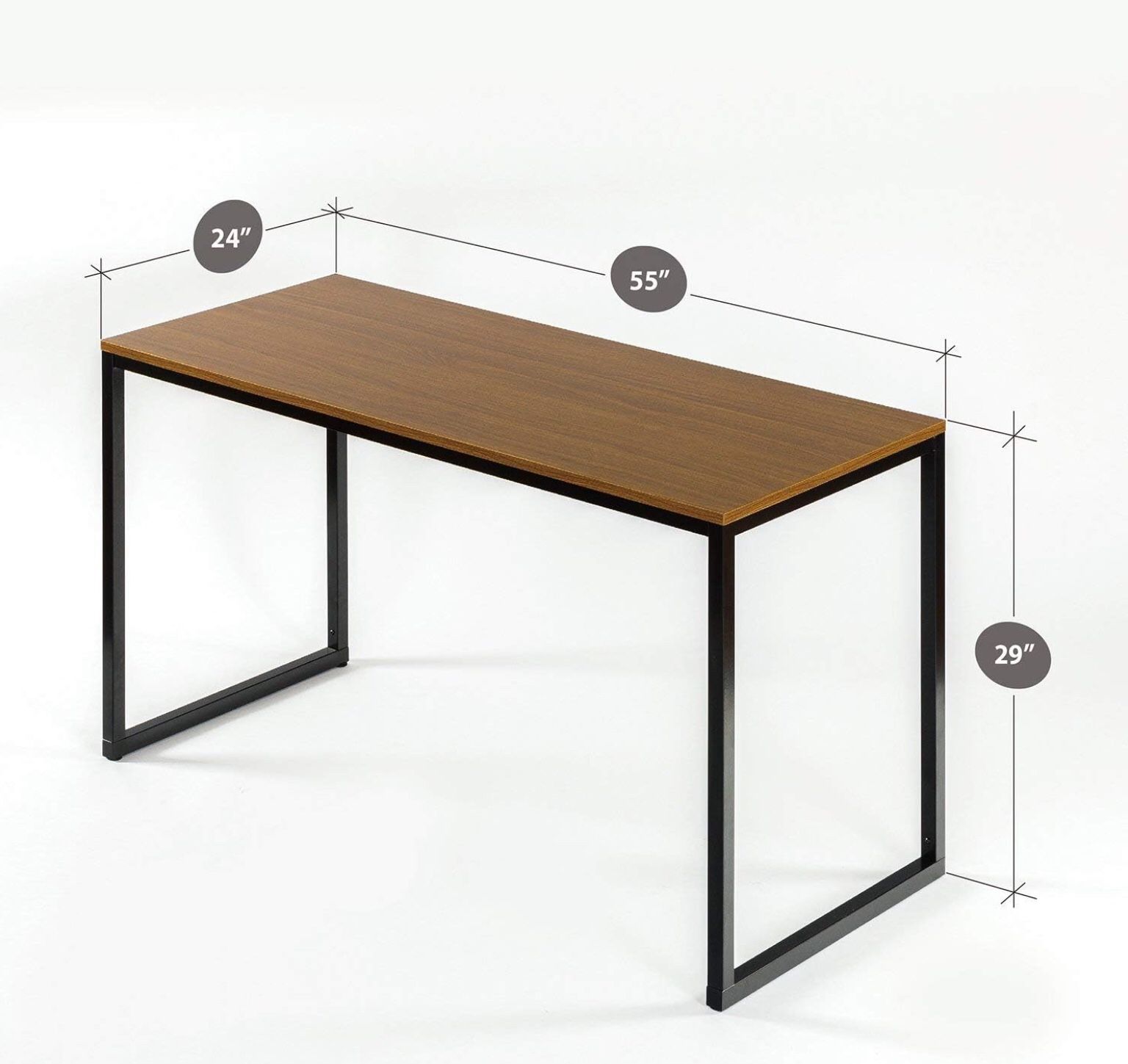 Zinus Jennifer 55 Inch Frame Desk, Computer Workstation, Office Desk