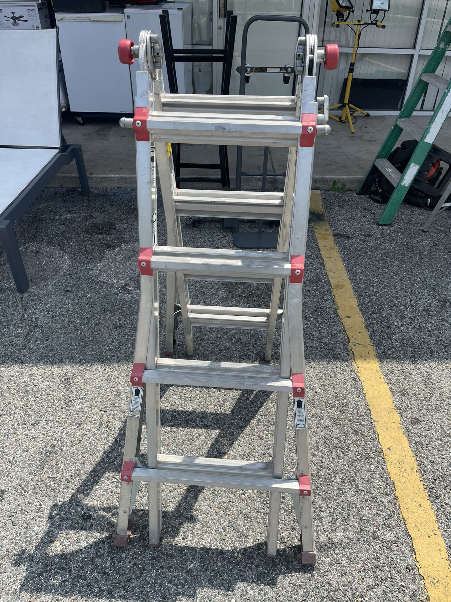 FRANKLIN > 17 ft. Reach, Type IA, 300 lb. Multi-Task Ladder