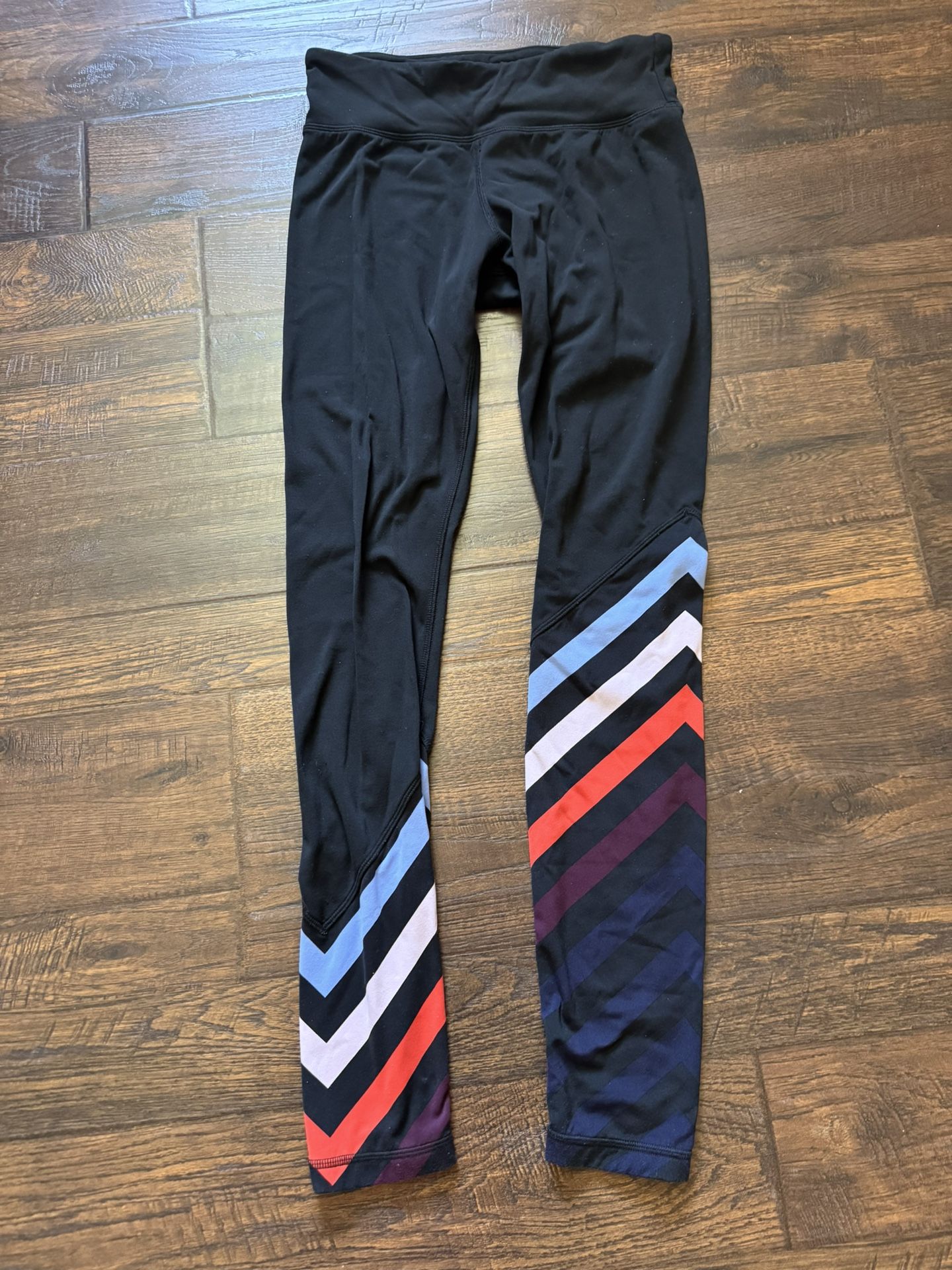 Tory Sport Diagonal-Striped Leggings XS TP