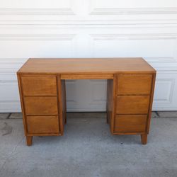 Mid Century Modern Leslie Diamond Conant Ball Desk "ModernMates" Collection VTG