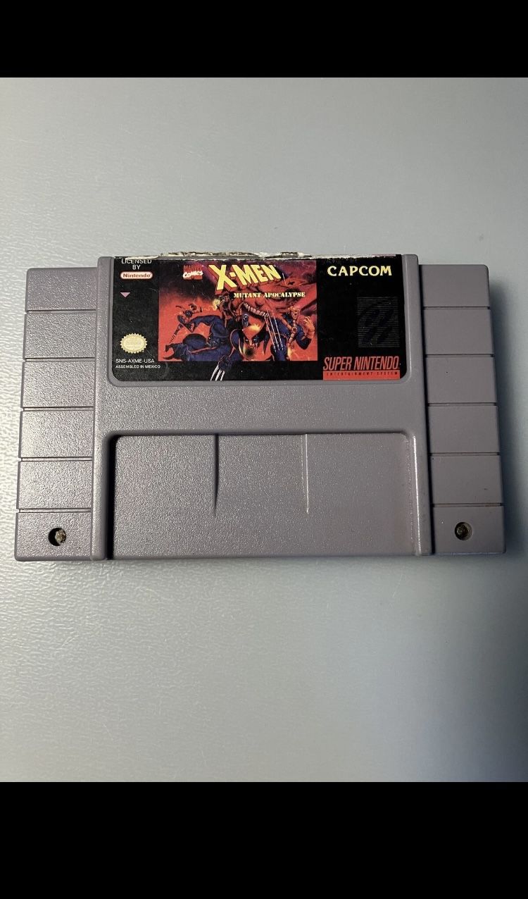 X-Men Mutant Apocalypse SNES