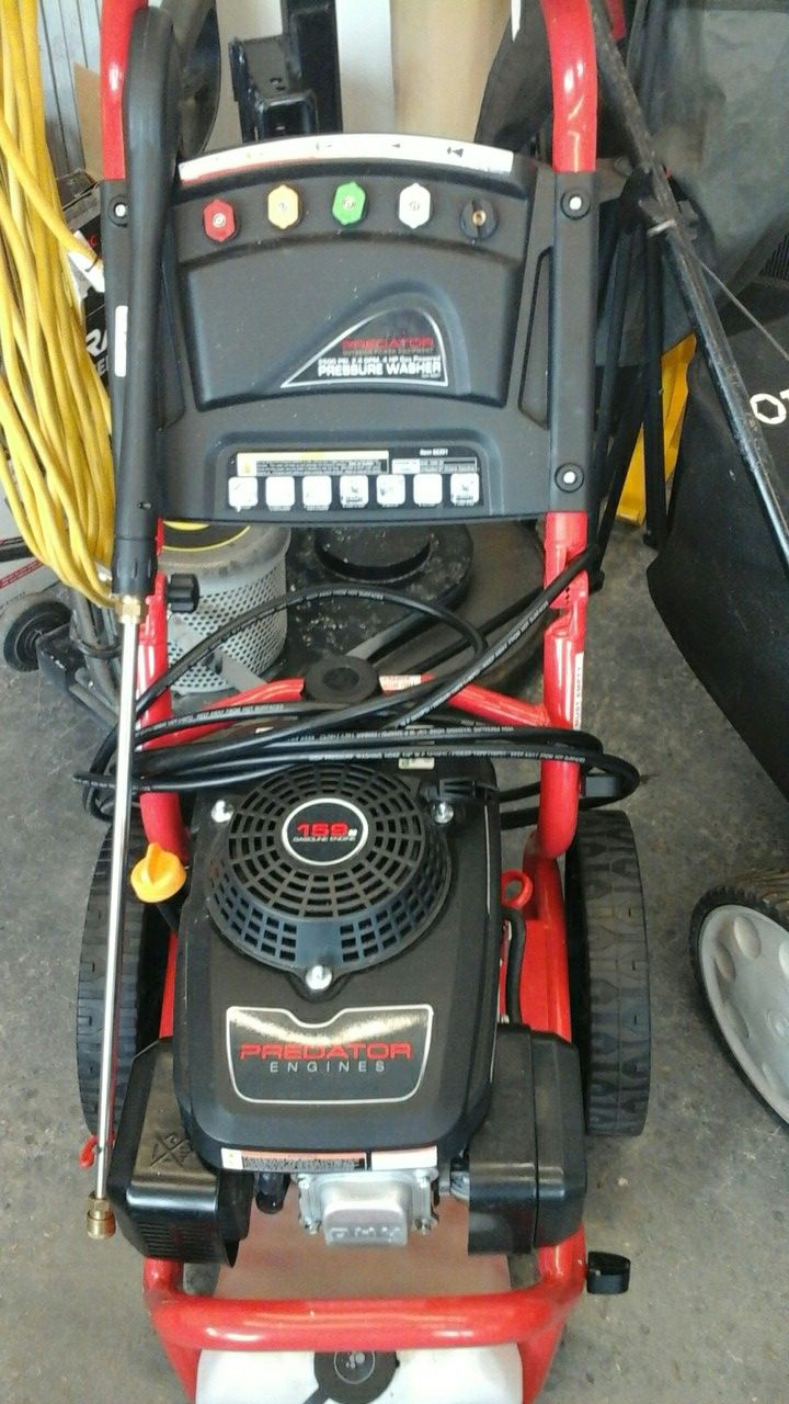 Predator 2500 pressure washer discount