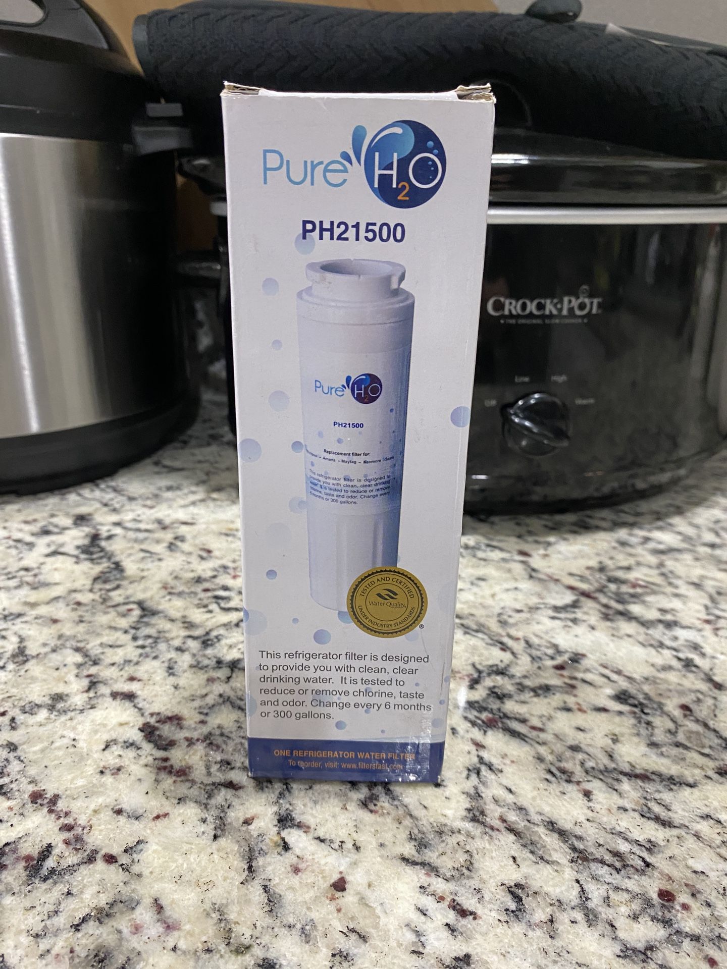 Brand new never openPure H20 PH21500 Refrigerator Water Filter -Whirlpool Amana Kenmore - New Sealed