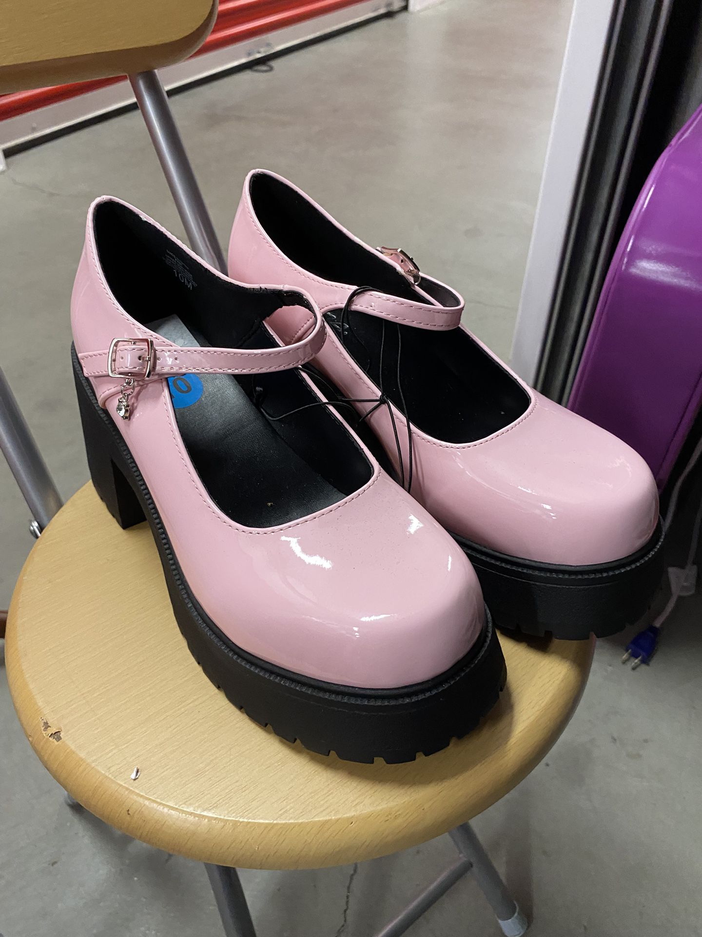 Size 10 Pink Soda Platform’s