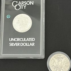 Rare CC UNC Morgan And CC VG Morgan Combo