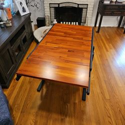 Dinning Table Convertible to Shelves.