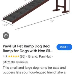 Pet Ramp For Bedside