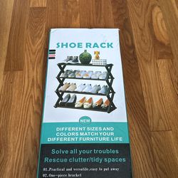 4 Layers Shoe Rack, Brand New