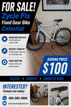 Zycle Fix Fixed Gear Bike