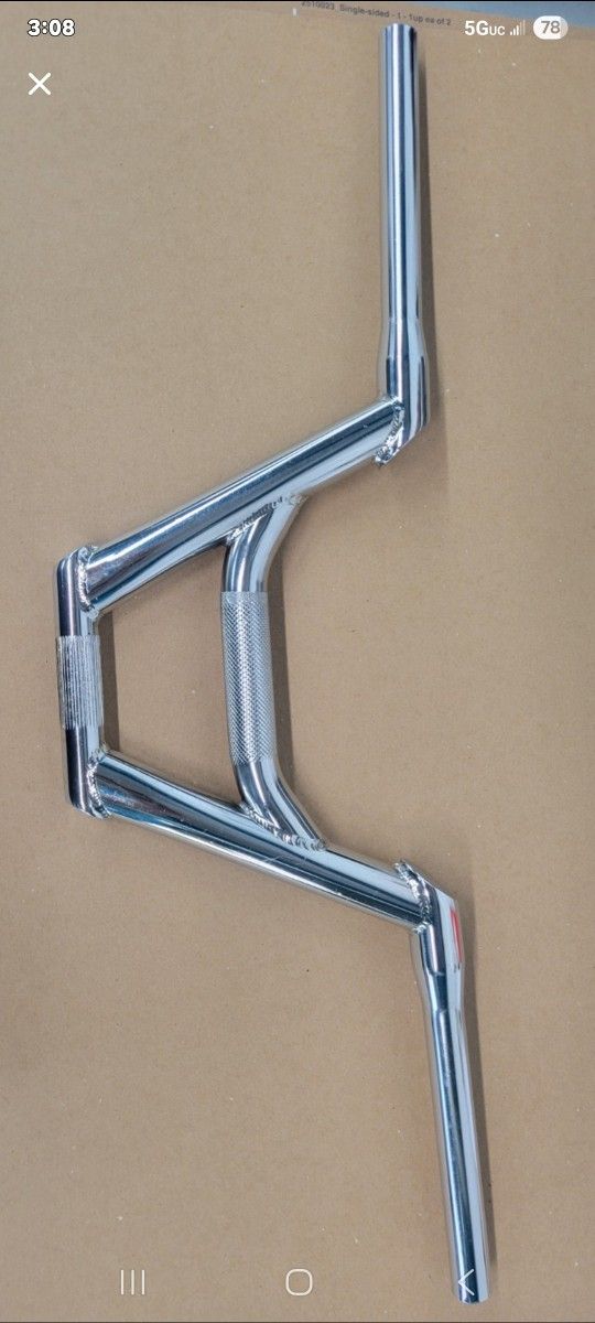 BMX 6-Piece Chrome Handlebar