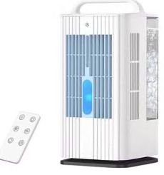 4-in-1 Portable Air Conditioners: 1700ml Tank Mini Air Conditioner with 120° Oscillating 16.5ft Remo