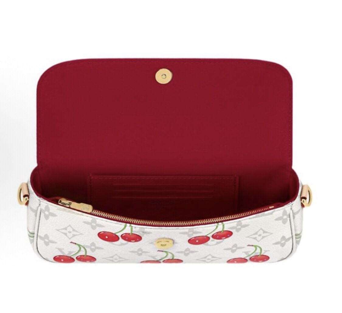 LOUIS VUITTON x Takashi Murakami Takashi Murakami Co-branded Wallet On Chain lvy Cherry Series Hardware (p421)64