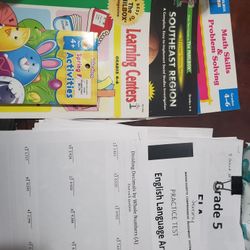 Summer work for 4-6th grade.. Math, Reading, science 