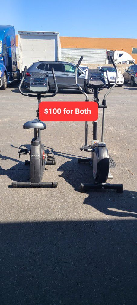 Proform Stationary Upright bike 300ci + Proform Elliptical Cadence LE/ E2.0 - 100$ for both - 100$ por los 2 