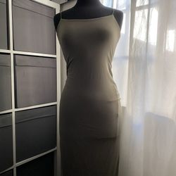 Olive Green Dress From Fashion Nova