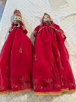 Rajasthani String Puppets Set of 2