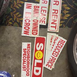 Real Estate Signs