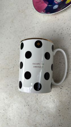 Kate Spade coffee mugs set of “Escape the ordinary “