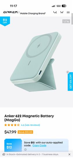 Anker 622 Magnetic Battery (MagGo)