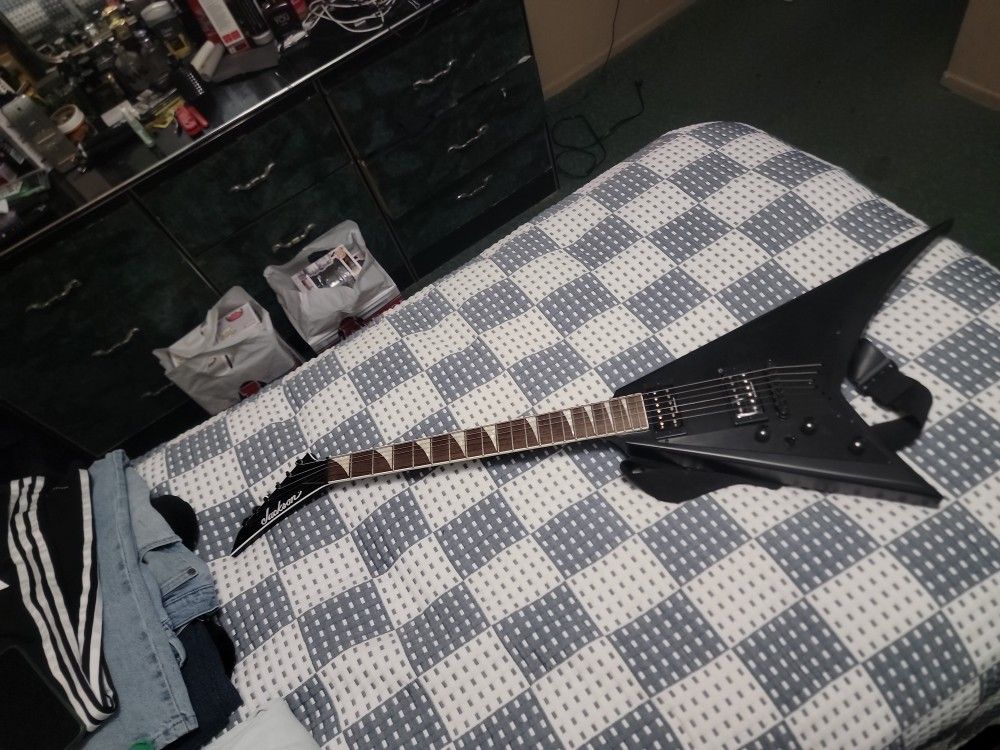 Jackson Rhoads RRXT Left-Handed Satin Black 6-string Electric Guitar