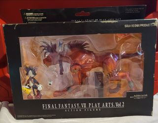 Final Fantasy VII Red XIII Cait sith Figure Square Enix Play Arts Vol.2