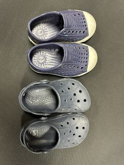 Crocs And Native Baby Sandals Size 4-5