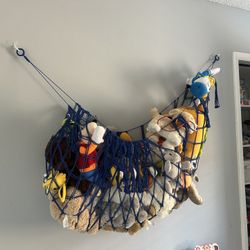 Large Stuffed Animal Storage Net or Hammock for Wall Mounted Macrame Stuffed Animal Display- Without Teddy Bears 