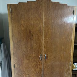 Solid Wood Wardrobe Storage Cabinet 