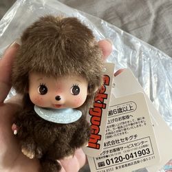 Sekiguchi Bebichhichi Plush Mascot Keychain – Big Face SS Size Boy Doll Japan