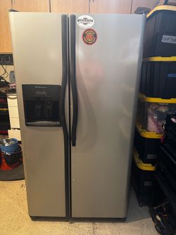 Garage Fridge – Side-by-Side Frigidaire – Runs Great – $100
